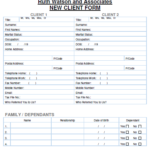 Ruth Watson and Associates New Client Form