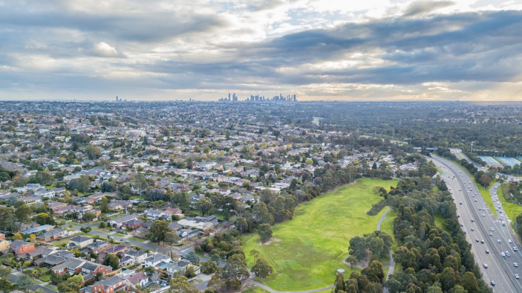Map of areas served by Ruth Watson & Associates across south-east Melbourne